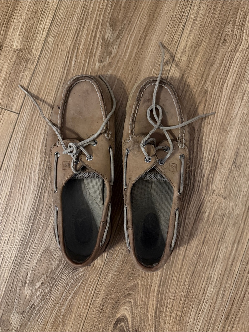 Sperry Tan Leather Classic Boat Shoes